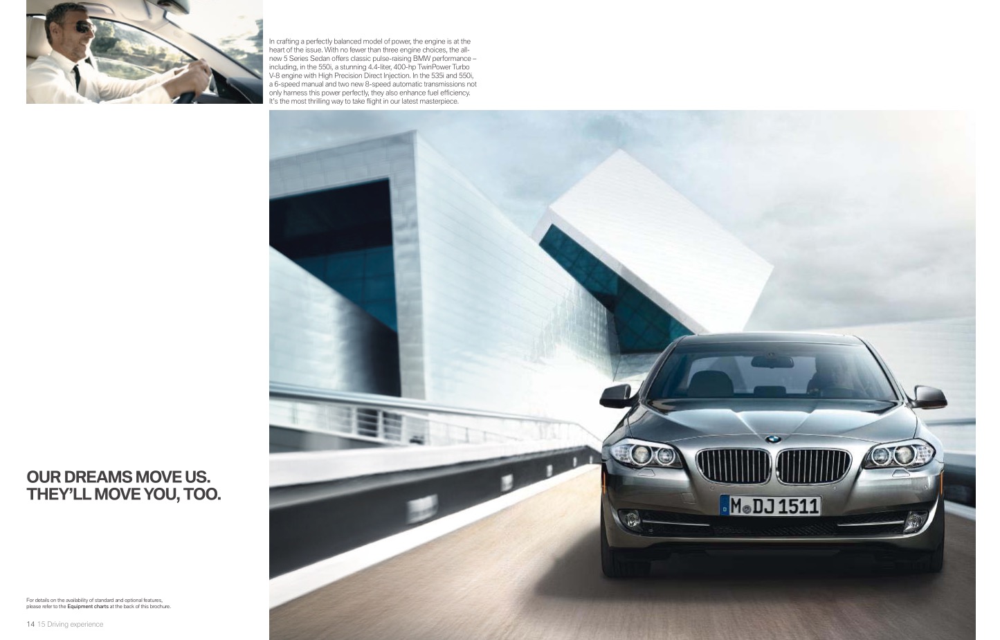 2011 BMW 5-Series Brochure Page 14